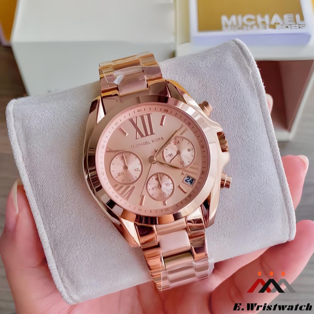 Jam Tangan Wanita Original MK 5799 Rose Gold Tone COD