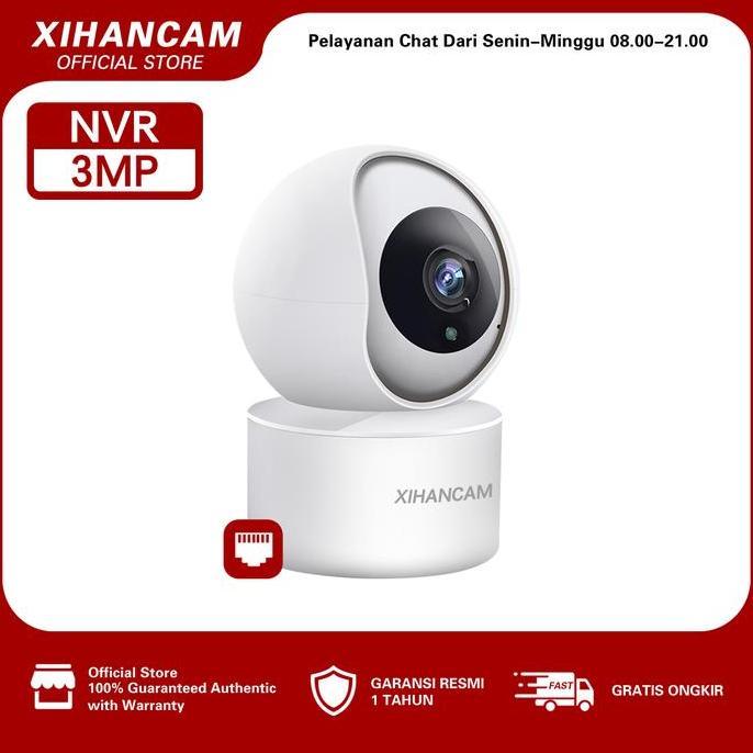 XIHANCAM Smart Kamera Cctv Wifi Indoor 3MP IP Camera Wireless HP Jarak Jauh PTZ 360 CCTV NVR