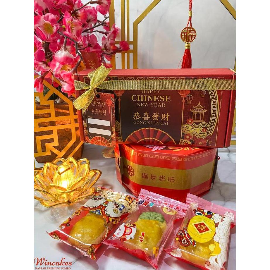 Hampers Imlek Nastar Taiwan Nanas Jumbo Wincakes (isi 6) - Chinese New Year Hampers - Hampers Imlek 