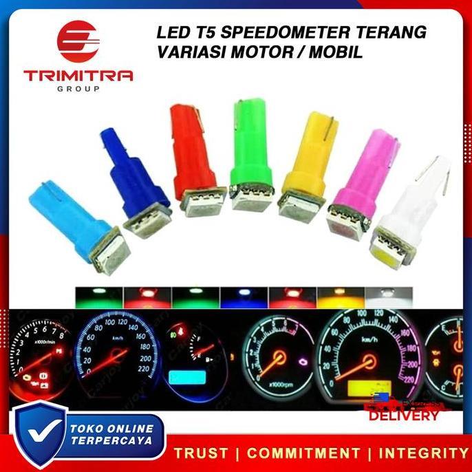 Lampu Led T5 Speedometer Spidometer Variasi Motor Terang Universal