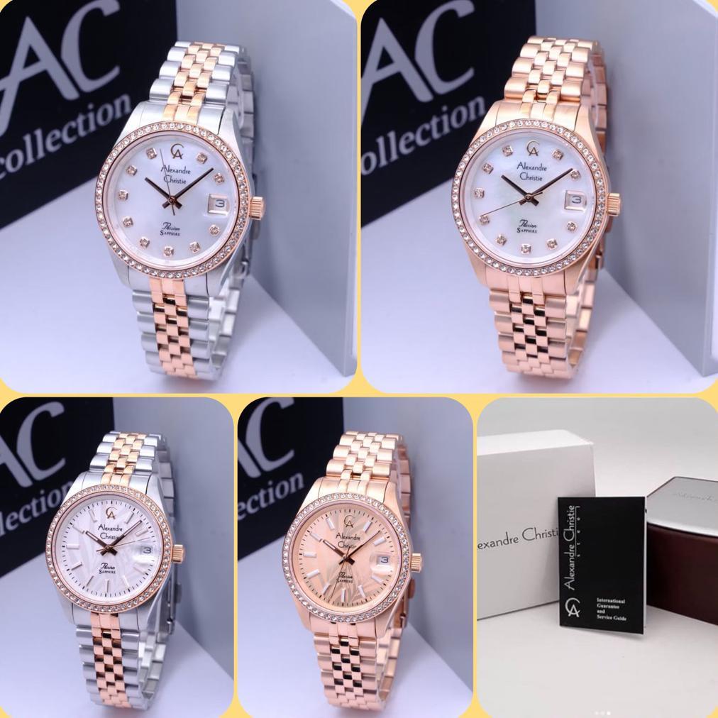 JAM TANGAN WANITA ALEXANDRE CHRISTIE AC 5012 LD / 5012LD / 5012  ORIGINAL SAPPHIRE GARANSI RESMI 1 T