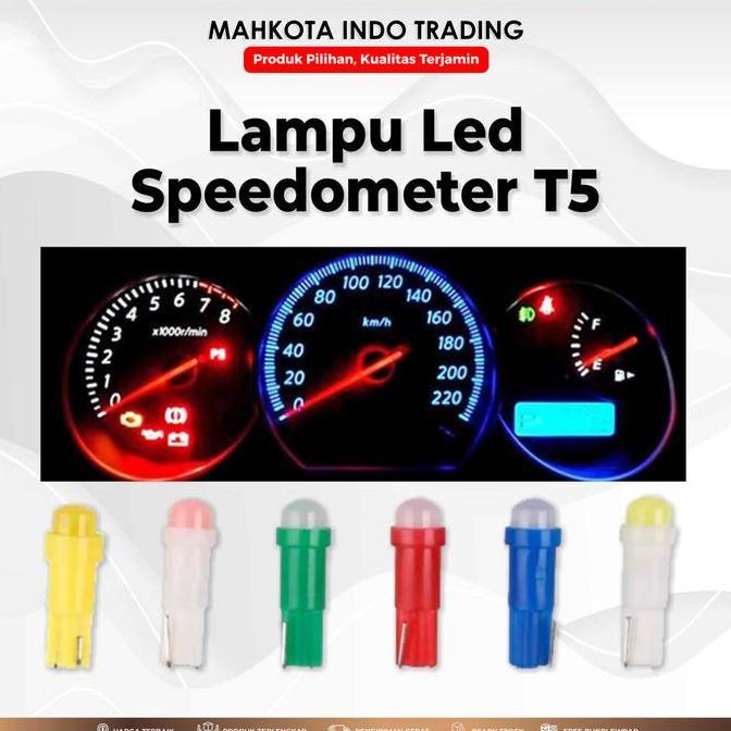 Lampu Led T5 Speedometer Spidometer Variasi Motor Terang Universal