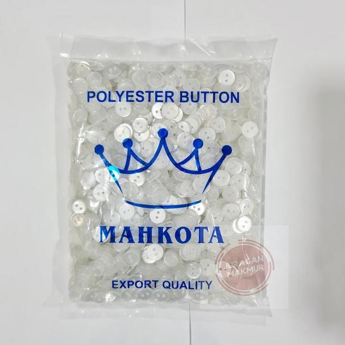 Sora- Kancing Kemeja Lubang 2 Dan Lubang 4 Mahkota Ukuran 18L (11.5Mm) Isi 10 Gross- Kancing Baju Lu