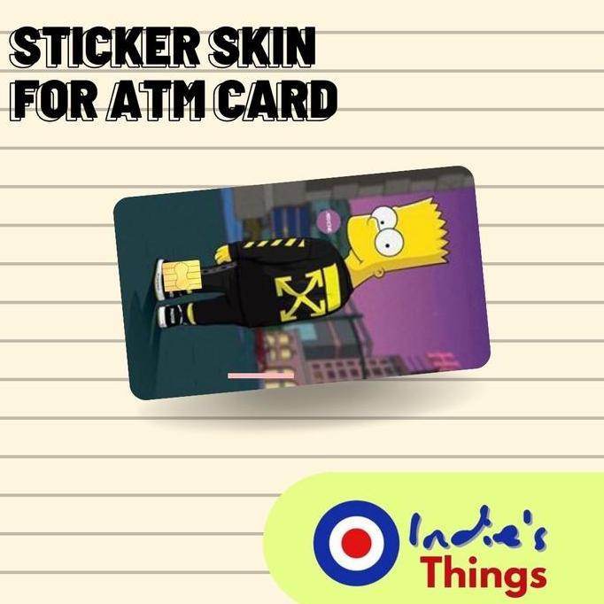 Ready Sticker Kartu ATM Card Debit Skin Sticker for ATM Card with Chip