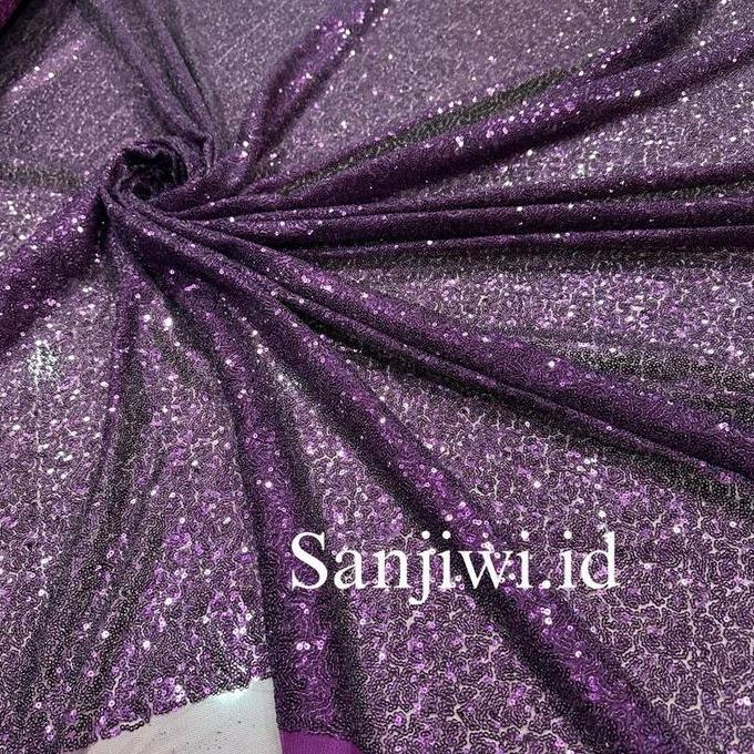 Sora- Kain Tile Sequin Seribu Payet / Kain Tille Tulle  Sequin Seribu Payet Full