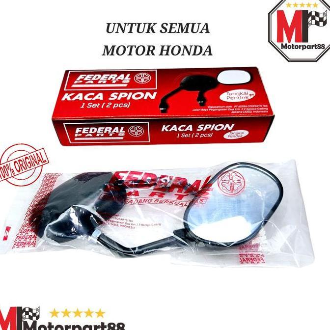 Kaca Spion Mirror Back Set Untuk Semua Motor Honda Yamaha Universal Supra Karisma Revo F1Zr Force 1 