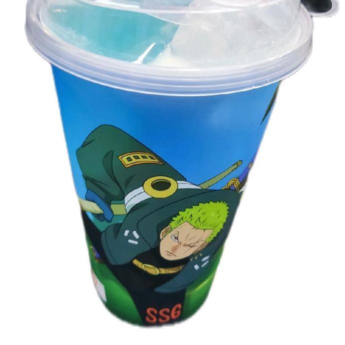 Ready One Piece X Lawson Official Merchandise | One Piece Egghead Arc Collectible Cup, Canvas Bag, S