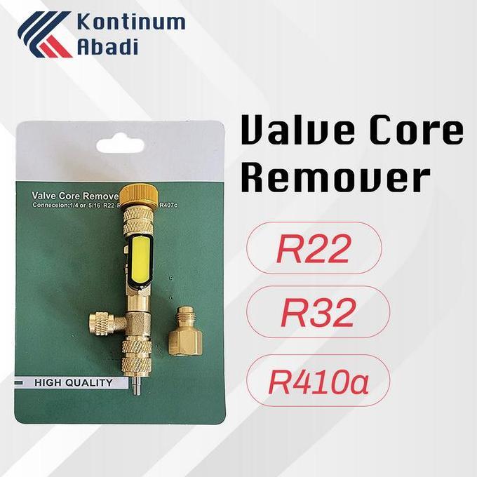 BEBAS ONGKIR - Valve Core Remover / Alat cabut pentil freon - R22 R32 R410a