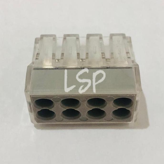 Promo Konektor Kabel Pct 108 Wago Terminal 8 Pin Cable Connector Tusuk Cod