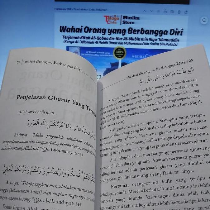 [ DIJAMIN ORIGINAL ] Buku Wahai Orang yang Berbangga diri Karya Habib Umar bin Hafidz (Seri Kajian T
