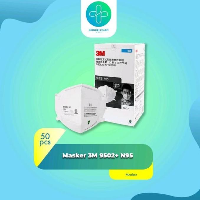 Masker 3M N95 9502+ isi 50