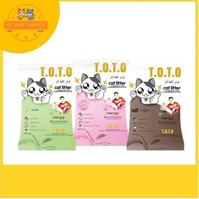 PASIR KUCING GUMPAL TOTO 25 LITER