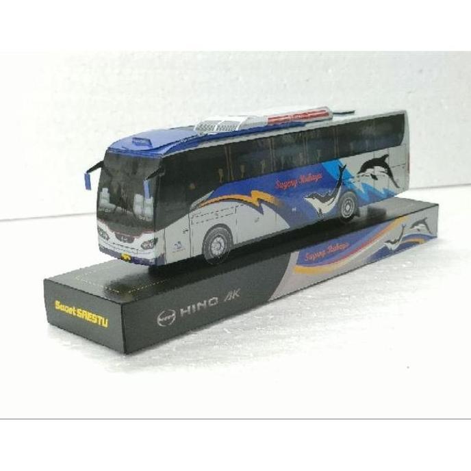 Ready MINIATUR BIS BUS PAPERCRAFT SUGENG RAHAYU SUMBER SELAMAT JETBUS 3 VOYAGER EKONOMI ATB PATAS DI