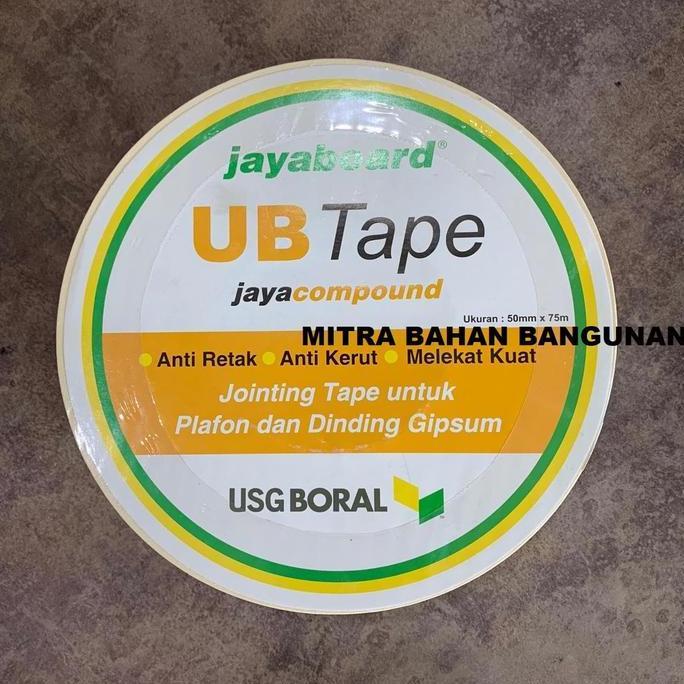UB Tape Jayaboard / Kain Kassa Gypsum / textile tape Jayaboard 75 M