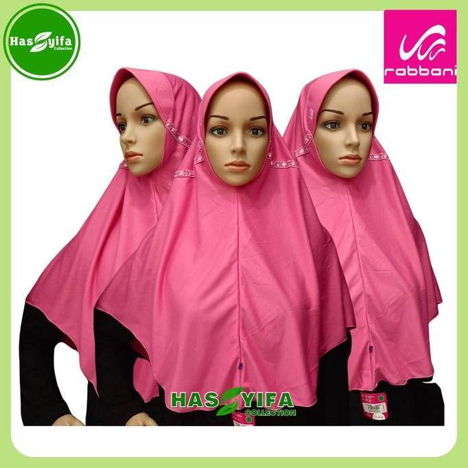 Kerudung Instant Rabbani Innova A807 Pink