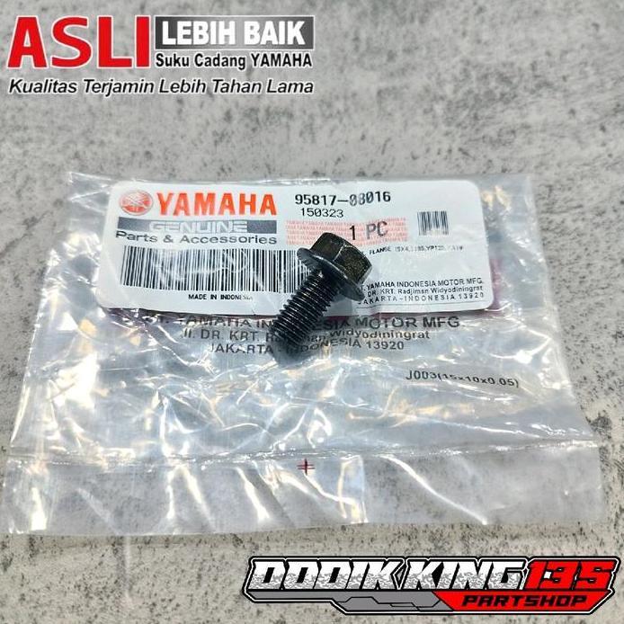 BAUT GANTUNGAN KNALPOT RX KING BAGIAN BAWAH ORIGINAL YAMAHA | 95817-08016