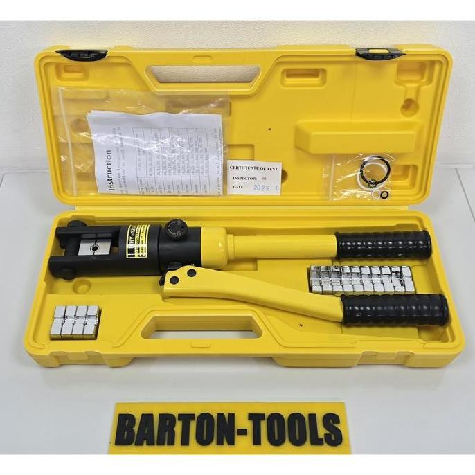 MABUROO 10-120mm Hand Hydraulic Crimping Tool HHY-120A BARTON Alat Tang Press Skun Cable Lug Tembaga