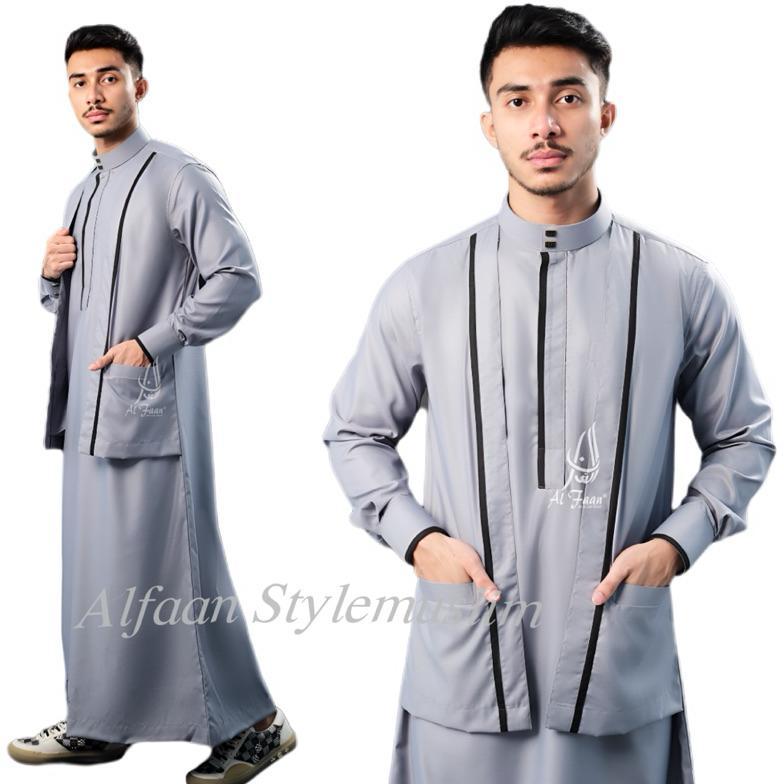 LIMITED Jubah Slimfit ALAWI Jubah pria Gamis Pria  jubah gamis pria muslim jubbah thobe busana musli