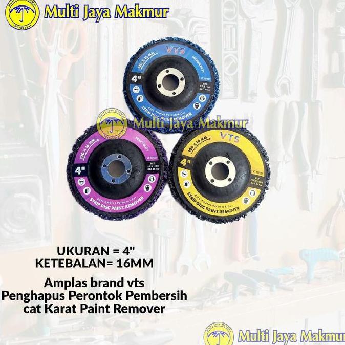 GAMYPAR MATA GERINDA/AMPLAS PERONTOK CAT/ AMPLAS REMOVER 4"