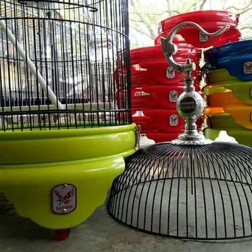 lovebird pvc sazime fs dengan sangkar murah