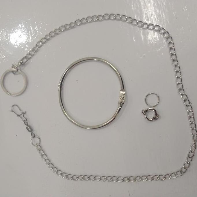 RANTAI RING BORGOL SET RANTAI BORGOL KAKI BURUNG NURI 7MM murah
