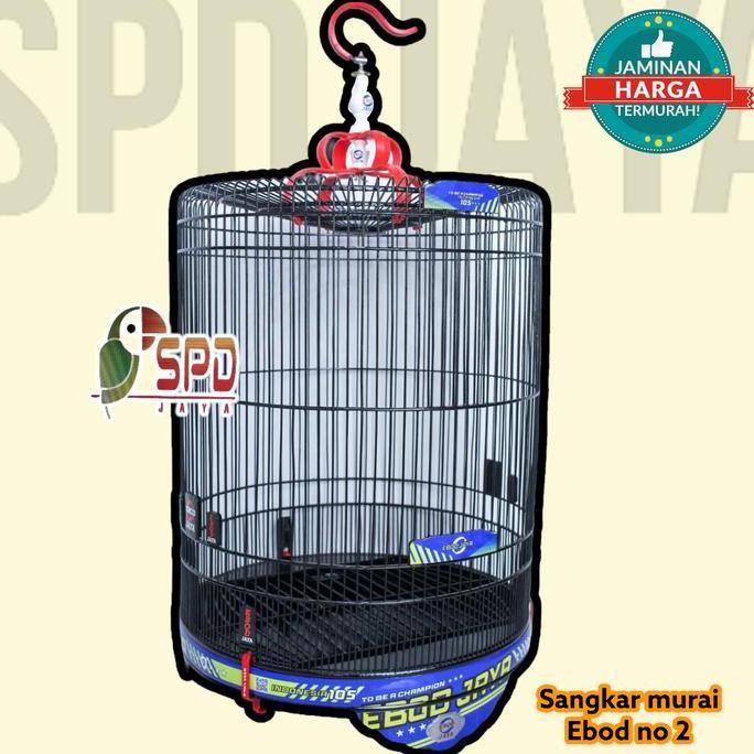 Sangkar kandang EBOD murai decal bambu no 2 murah