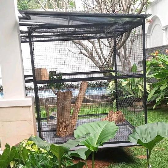 Sangkar Kandang Kotak Besar Burung Hantu Jalak Beo Kakak Tua Murai murah