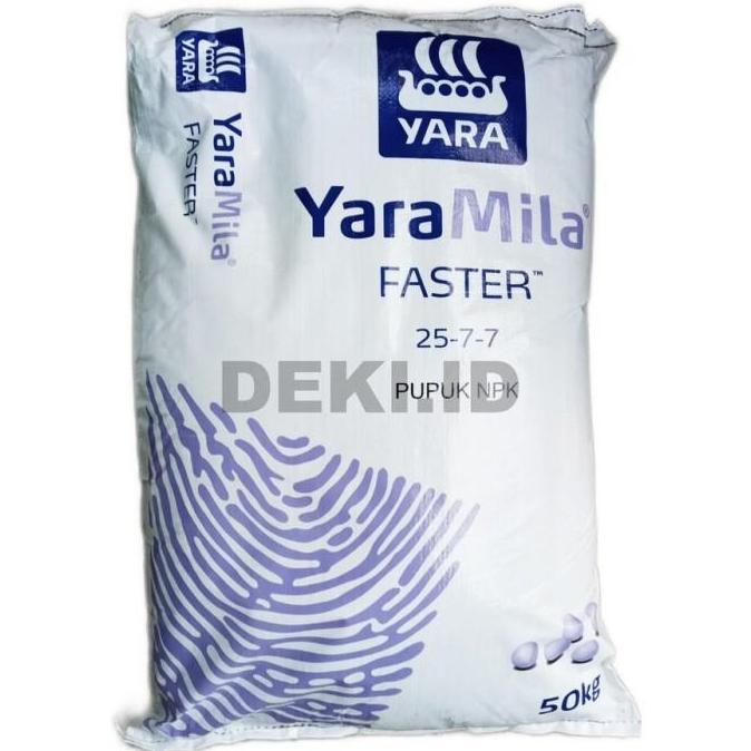 Pupuk NPK 25 7 7 Yara Mila Faster YaraMila Pertumbuhan Repack 500 gr
