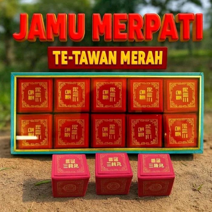 Jamu Merpati Tieh Ta Wan Merah 1 Box Isi 10 Untuk Tenaga , Sprint, Agresif Giring Keras New Stok