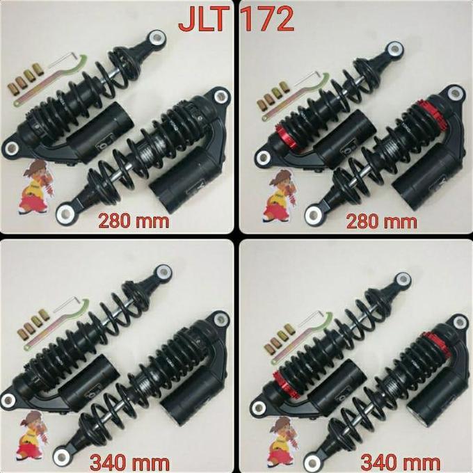 Shockbreaker Supra Jupiter YOKO HANZO SAMURAI (JLT 172) motor bebek ukuran 270mm 340mm tabung fungsi