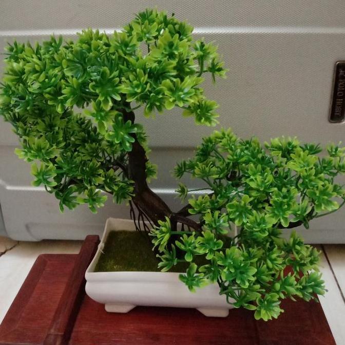 bonsai sakura merah/bonsai sakura hijau/bonsai artificial termurah