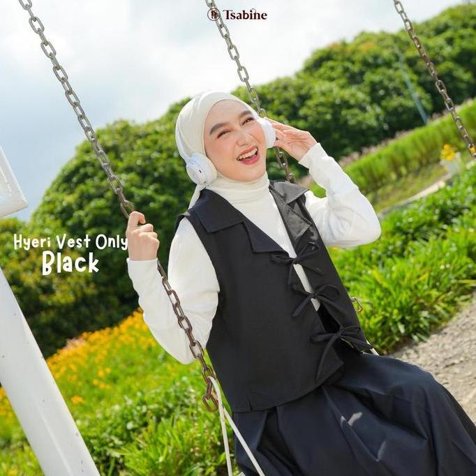 Tsabine - Hyeri Vest (Hanya Vest) Rompi Korean Style Coquette Polos Katun Wanita Remaja Baju Wanita 