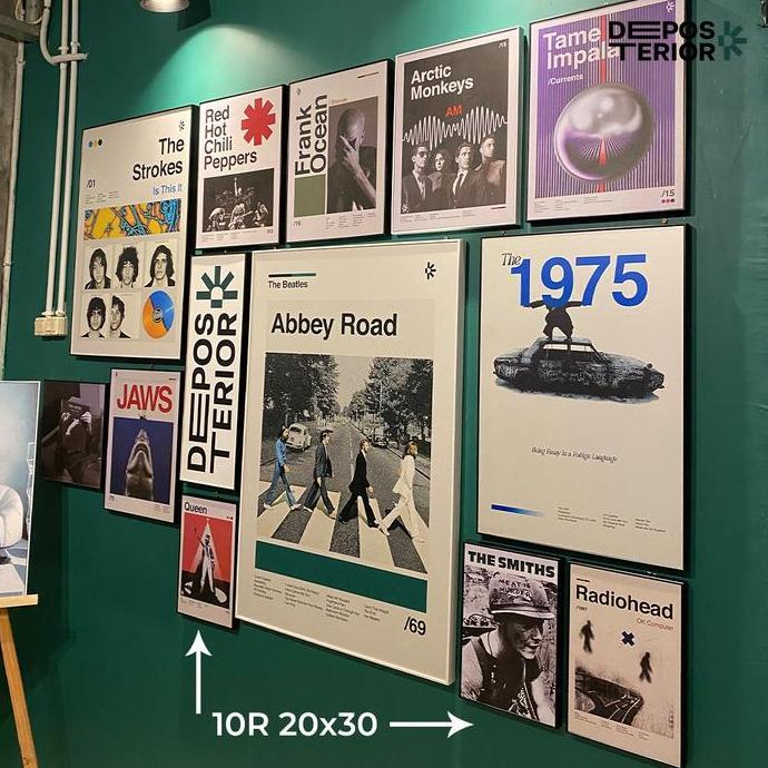 Poster Frank Ocean - Blonde Cover Album Frameblock