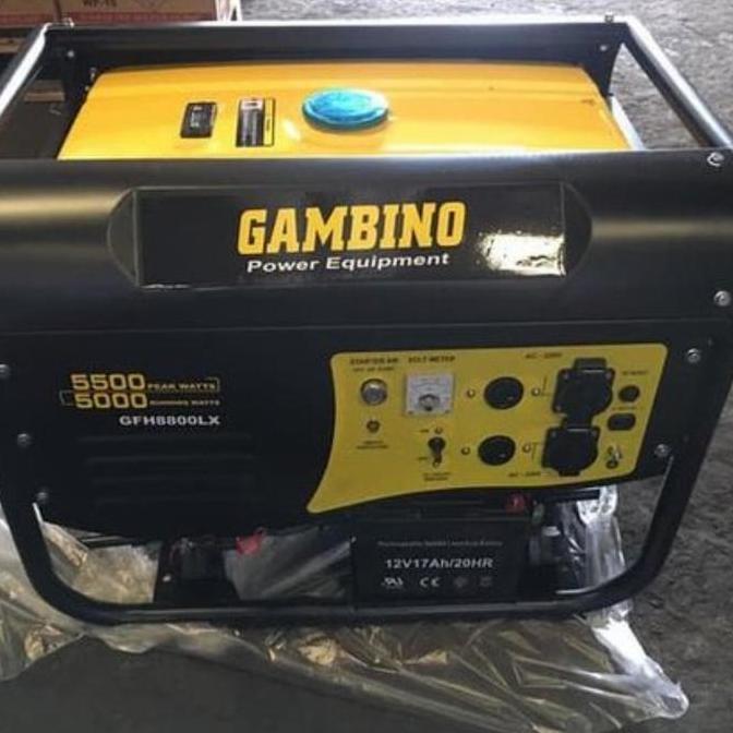 Genset Gambino 5000 Watt Gfh 8800 Lx/ Gfh8800Lx