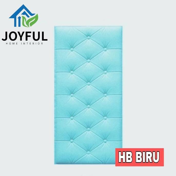 Wallpaper Dinding 3D Foam Headboard Bed Busa