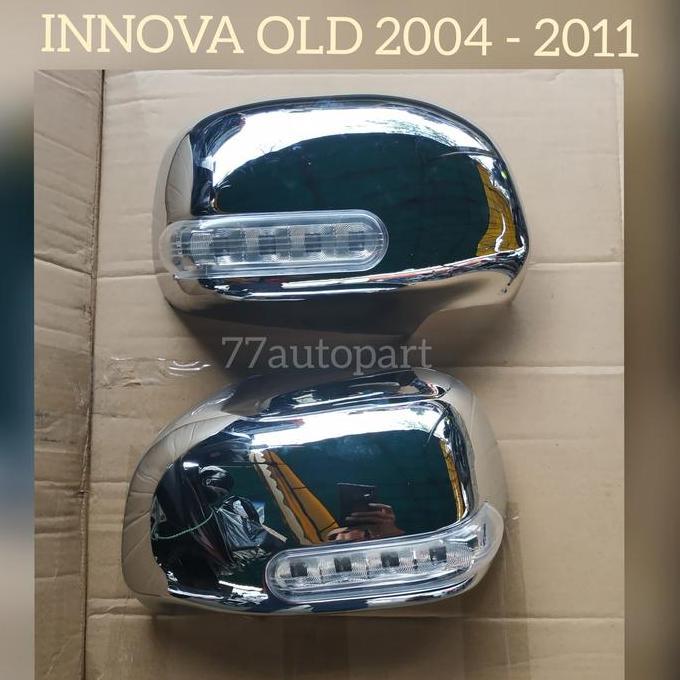 Cover Spion Innova Old Chrome Lampu Ready