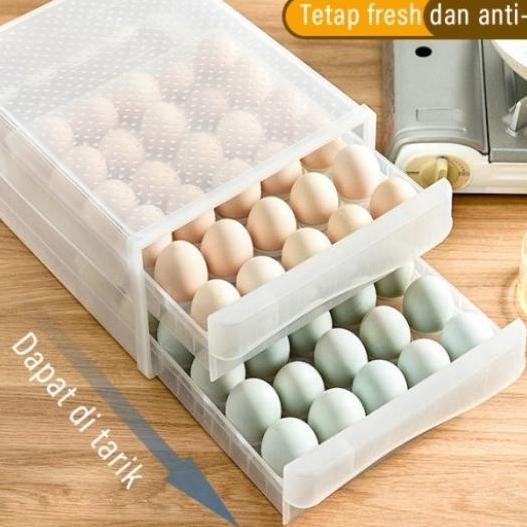 Laci Telur Tempat Penyimpanan Telur 2 Tingkat AS