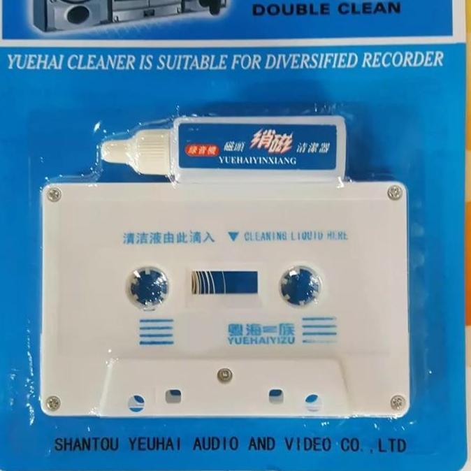 Pembersih head tape pemutar kaset pita walkman player boombox cleaner