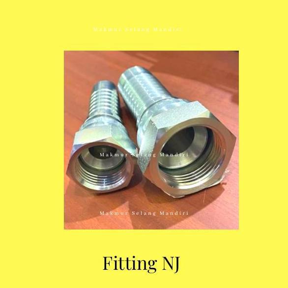 FITTING HIDROLIK 12 - 12 NJ HOSE 3/4" JIC FEMALE READY