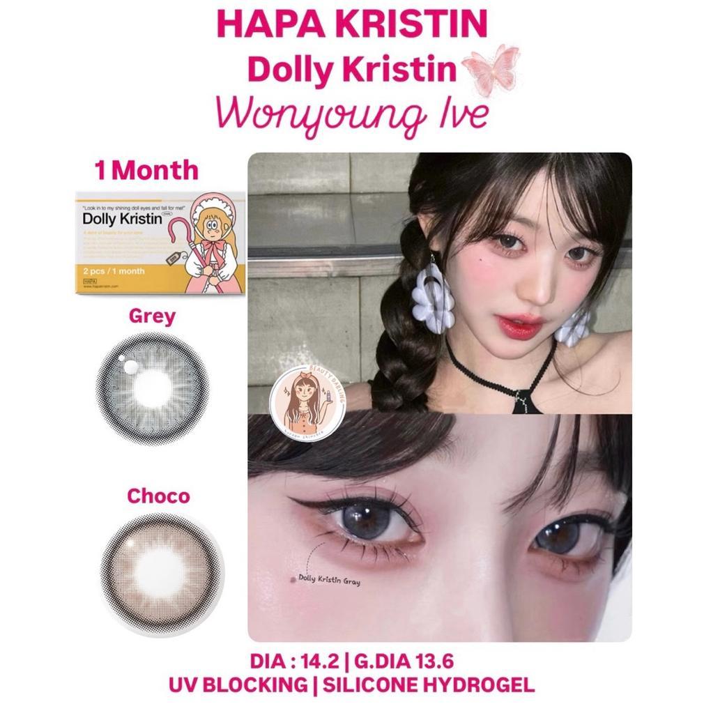 Ready Stock SIAP KIRIM HAPA KRISTIN DOLLY KRISTIN SOFLENS KOREA 1 Month