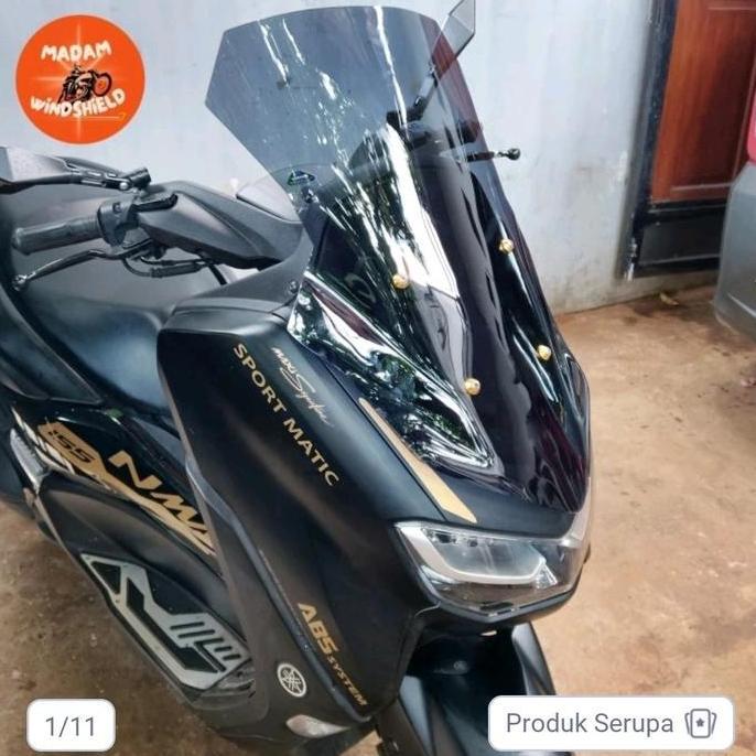 Visor Nmax Old Dan New  Tinggi 60 Cm Motorcycle(Free Baut Visor) Promo