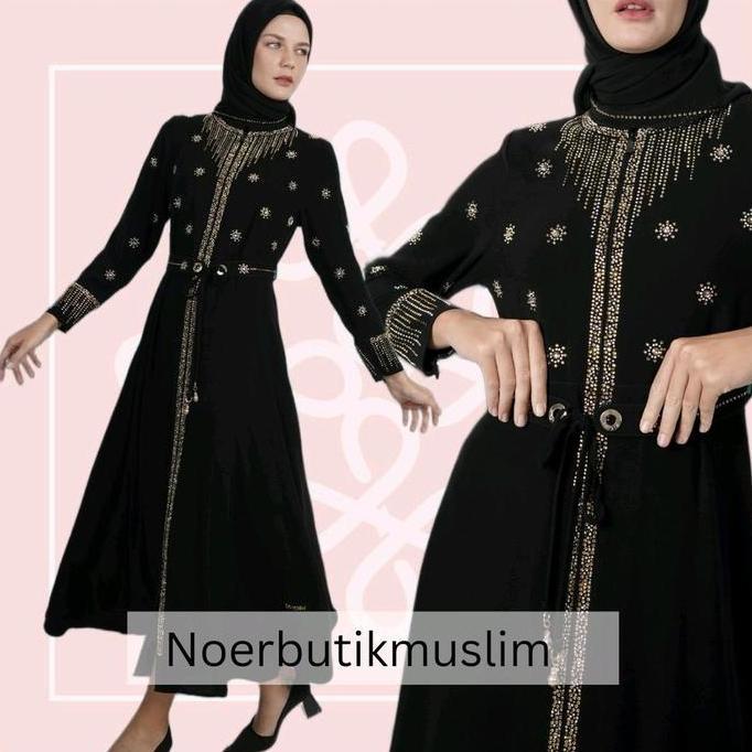 Hikmat Fashion Original A3099 Abaya Hikmat noerbutikmuslim