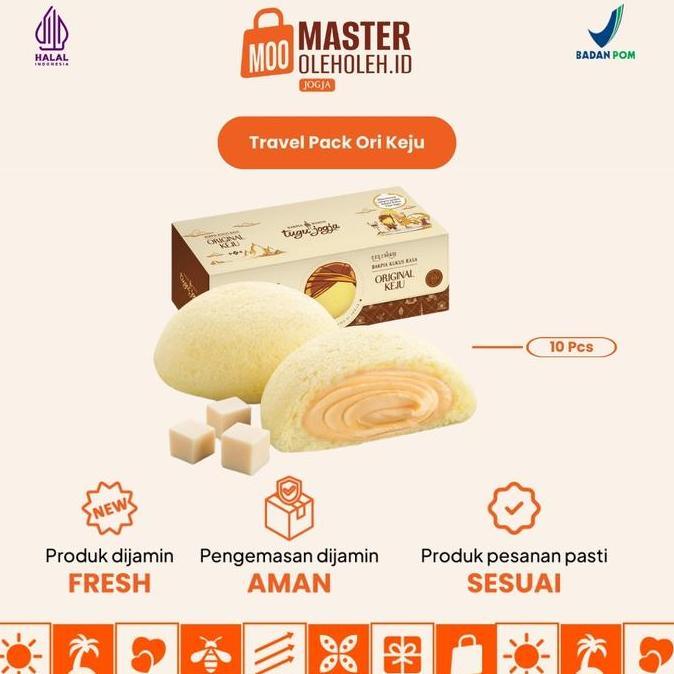 Illmeetu10 Terlaris Bakpia Kukus Tugu Jogja Isi 10 Original Brownies Coklat Keju Kacang Kode 704