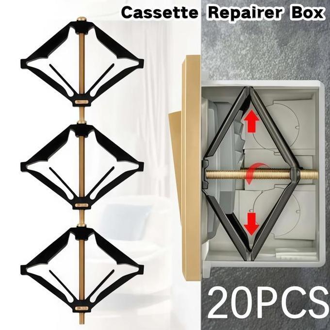 Promo 20Pcs Stop Kontak Repair Cassette Repairer Box /Perbaikan Inbow Dus Socket Repair /Screw Plug 