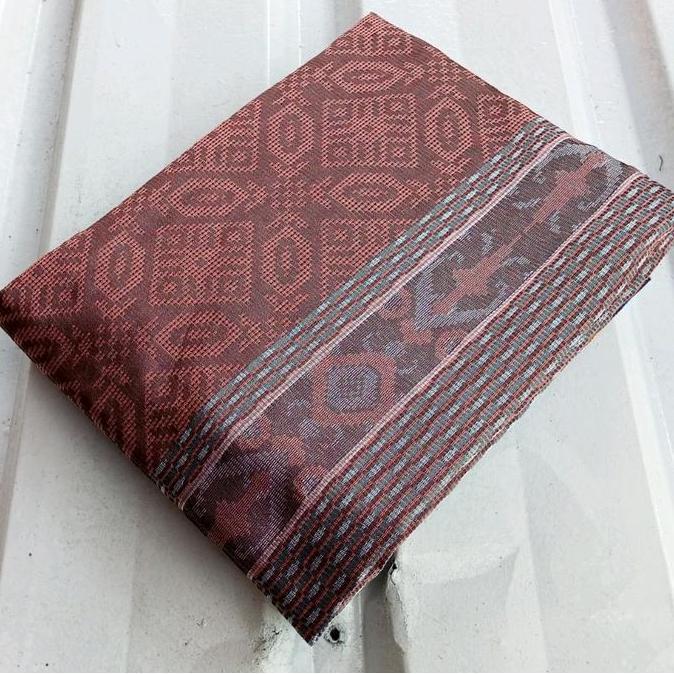 Kemeja Songket Pria Kemeja Tenun Baron Pria Songket Palembang Exclusive Lengan Pendek/Panjang 001 Fo