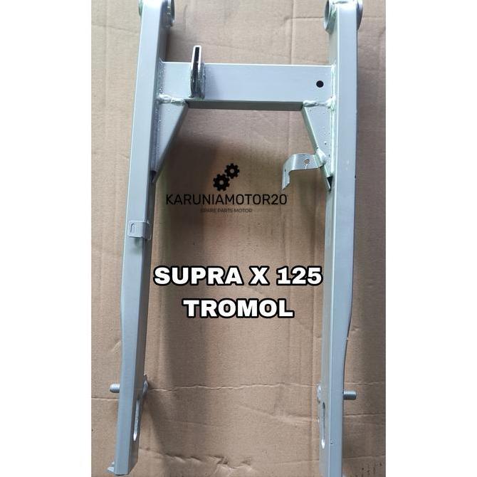 Swing Arm + Bosh Arm Original Supra X 125 Tromol Silver Tebal
