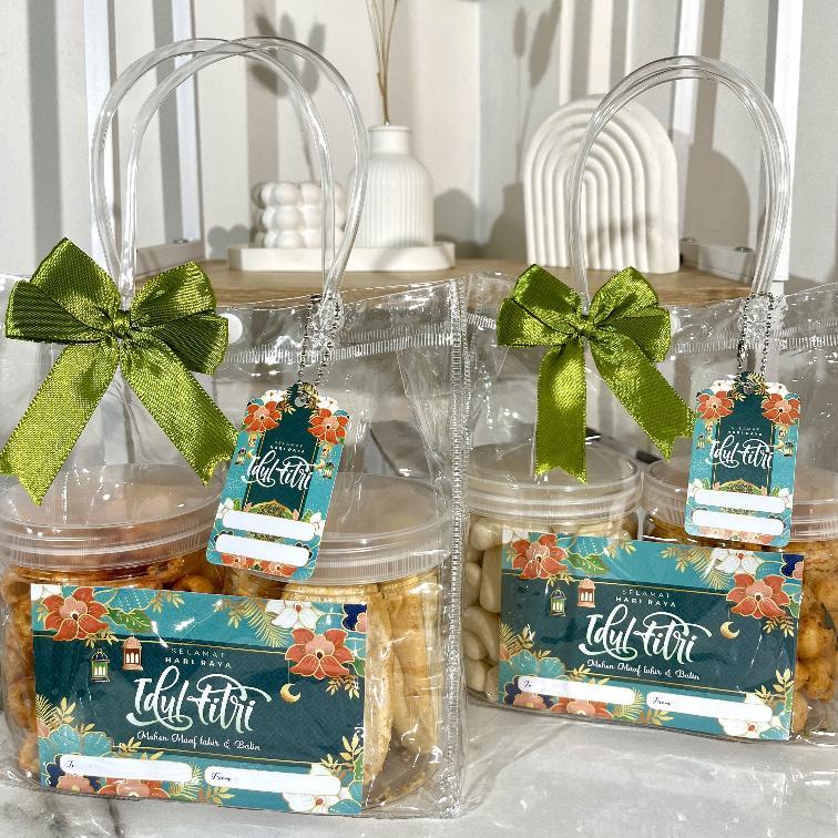 AURELYN HAMPERS SNACK MIKA BAG LEBARAN IDUL FITRI ISI 2 SNACK JAR TOPLES 600ML RANDOM EKONOMIS ESTET