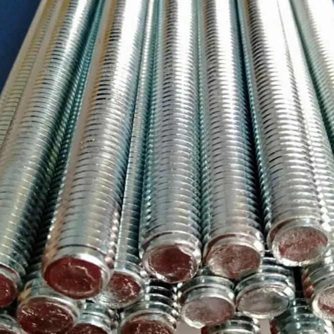 As Drat Long Drat M8 x 1 Meter Full Drat Galvanis