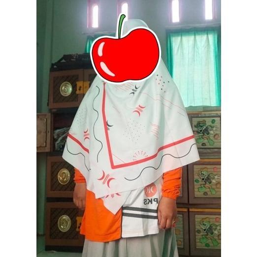 Kaos Pks Akhwat Tunik Orange Katun Combed 30S Cod