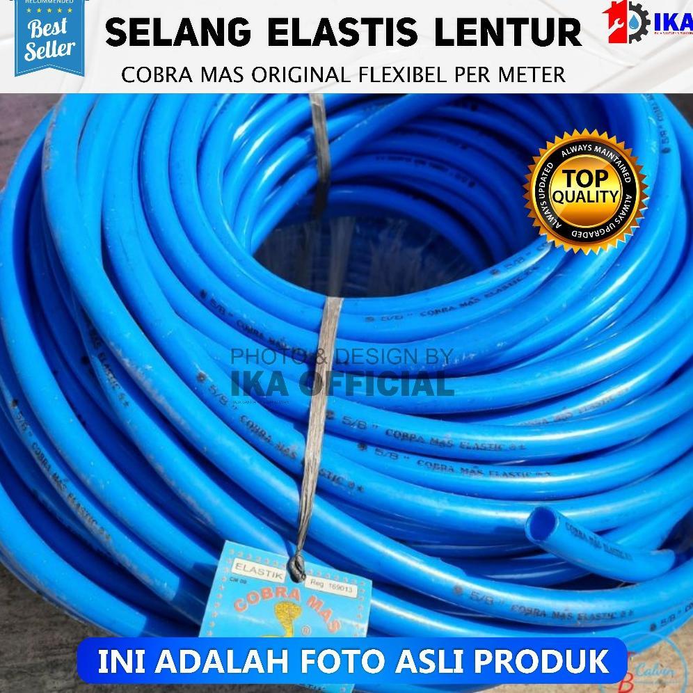 Selang Air 5/8 " Inch Per Meter Kenyal Dan Tebal Selang Air Elastis Stabilo 1/2 Inch (Jual Per Meter